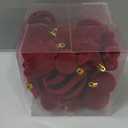 28pcs Velvet Christmas Ball Ornaments Set, Coffee Flocked Shatterproof Christmas Tree Ornaments Hanging Xmas Tree Ball Decorations Set for Xmas Holiday Home Decor