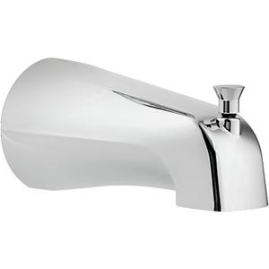 Moen Chrome Tub Spout with Lift Rod Diverter, Threaded 1/2-Inch IPS Connection, 5 1/2-Inch Spout Length, 3800