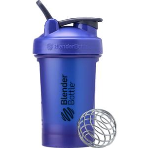 BlenderBottle Classic V2 Shaker Bottle Perfect for Protein Shakes and Pre Workout (20 Ounces, Reflex Blue)