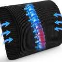 Lumbar Support Pillow for Recliner Chair/Accent Chair/Couch, Extra Large Memory Foam Back Support Cushion for Elderly, Recliner Cushions for Back Rest, Pain Relief, Reading, Washable Cover, Black