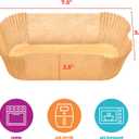 DecoPac 2lb Loaf Pan Liners, 100 Pack, Non-Stick Siliconized Greaseproof Paper, Baking Liner for Baking Bread, Cakes, Banana Bread, Parchment Paper, Air Fryer Liner