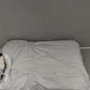 DONAMA Cervical Pillow for Neck and Shoulder,Contour Memory Foam Pillow,Ergonomic Neck Support Pillow for Side Back Stomach Sleepers with Pillowcase (Queen Size 24.8"Lx14.96"Wx5.51"H, Light Grey)