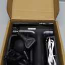 AYURA Massage Deep Tissue, Muscle Massager for Pain Relief, Percussion Massage with 30 Speeds & 6 Heads, Portable Handheld Back Massage for Athletes Men Women (Black)