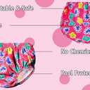 Water Gear Reusable Baby Swim Diaper - Soft and Designed to Keep Your Baby Comfortable - Eco-Friendly - Great to Wear When Learning How to Swim - Pink -Medium - 18-22 lb