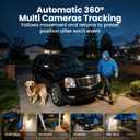 SOLIOM- 5MP Security Cameras Wireless Outdoor, No Subscription & Solar Powered,4-Cam Pack Cameras for Home Security with 360 Auto Motion Tracking, 3K Color Night Vision,5G & 2.4G Router Compatible