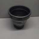 4 Pack 12 Inch Large Plant Pots, Plastic Flower Pot for Indoor & Outdoor with Drainage Holes & Saucer, Plaid Pattern Planters Garden Pots for Herbs 