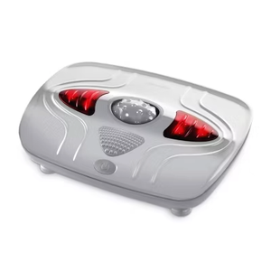Homedics Vibration Foot Massager  Heated Portable Foot Massager Machine, Soothing Heat with Multi-Point Sensations and Toe-Touch Control