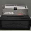 Essential Oil Diffuser, Fireplace Flame Oil Diffuser - Aromatherapy Aroma Humidifier, Upgrade 7 Flame Colors Noiseless 150ml Remote Control - Perfect for Bedroom Home Office (Fireplace Black)