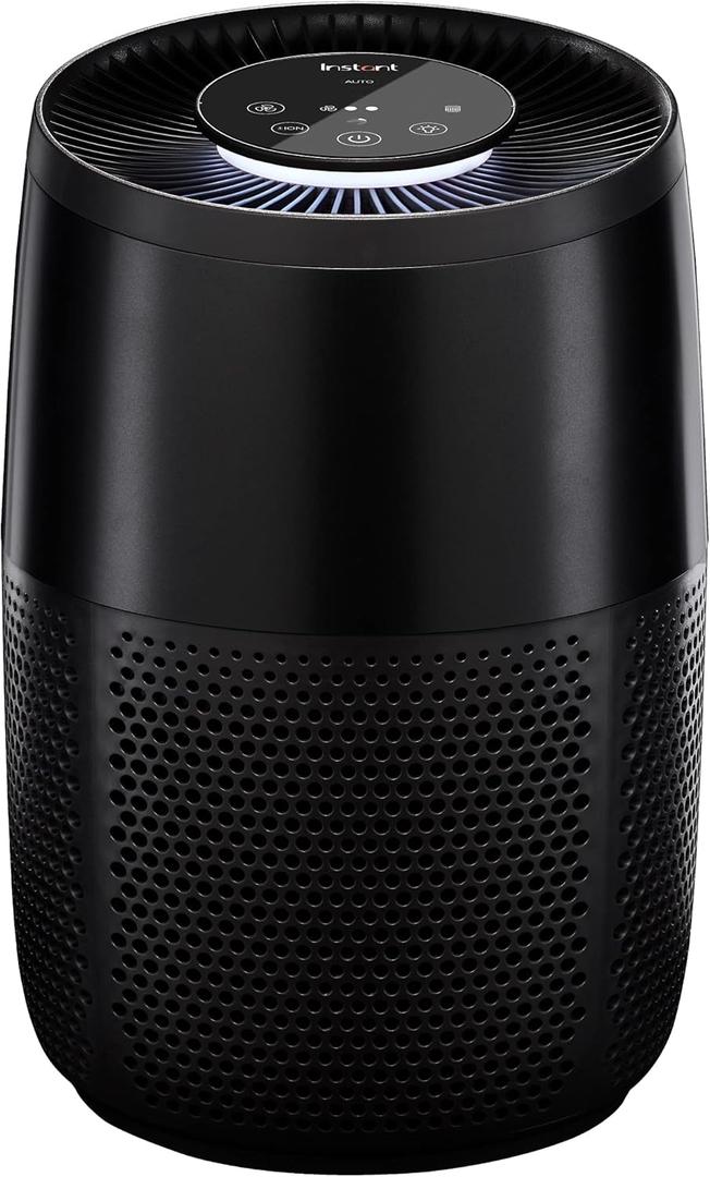 Instant HEPA Quiet Air Purifier, From the Makers of Instant Pot with Plasma Ion Technology for Rooms up to 630ft2, removes 99% of Dust, Smoke, Odors, Pollen & Pet Hair, for Bedrooms, Offices, Charcoal