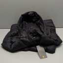 Rdruko Men's Puffer Jacket with Detachable Hood Lightweight Water Resistant Insulated Winter Puffy Coat (Black, Small)