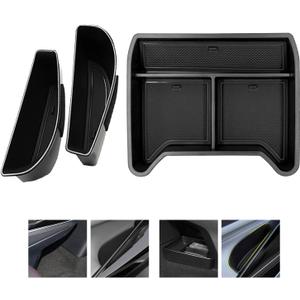 2024 2023 VW ID.4 Center Console Organizer Door Handle Storage Box Compatible with VW ID.4 2025-2021 Door Side Storage Box Handle Pocket
