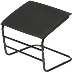 Supportive Leg Rest Reduce Swelling Pain Relaxation Improve Circulation Black Padded Foot Rest Ottoman