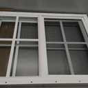 NeatiEase 2 Pack Shed Window, 24" x 36" Flush Mount Window with Tempered Glass and Fiberglass Screen for Shed, Chicken Coop, Playhouse, Household, Garage (White)