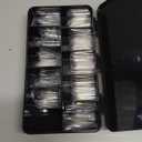 250pcs Sculpted XXLong Square Soft Gel Nail Tips, Professional False Nail Tips with Box - 10 Sizes Full Cover Clear Acrylic Press On Fake Nails for Extension Manicure Salon DIY at Home