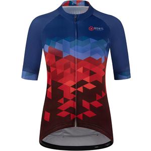 GCRFL Men's Cycling Jersey Short Sleeve Biking Shirt with 3 Rear Pockets + Zipper Pocket Breathable Quick Dry Bicycle Jersey, 2XL
