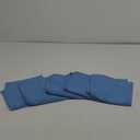 Autofiber Buffmaster Microfiber Polish and Buffing Towel - Pack of 5, Blue (16 inch x 16 inch, 400 GSM)