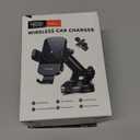 CHGeek Wireless Car Charger, 15W Fast Charging Auto Clamping Phone Holders for Your Car Phone Mount for Car fit for iPhone 17 16 15 14 13 12 Pro Max 11 XR XS, Samsung Galaxy S25 Ultra S24 S23, Black