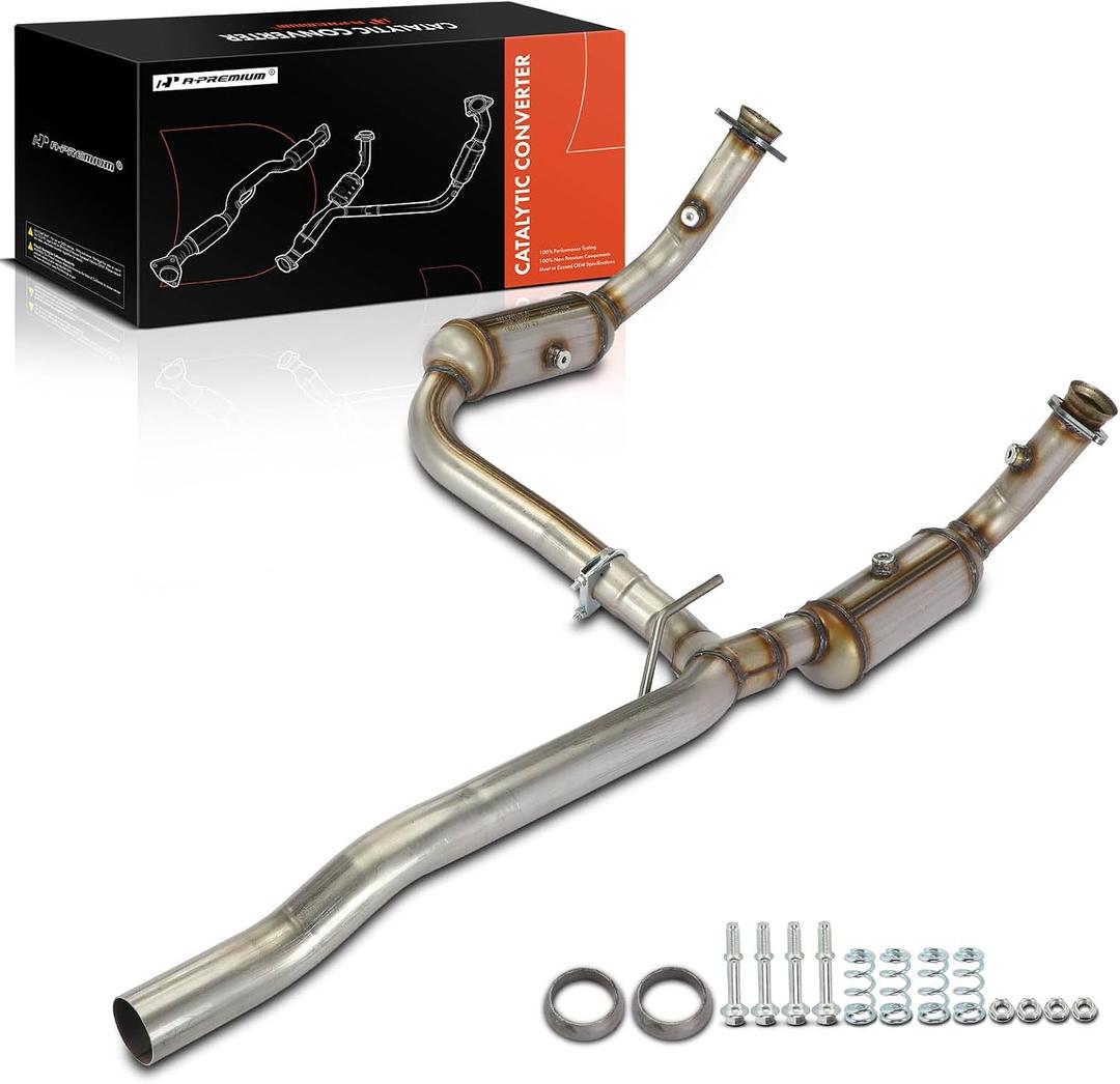 A-Premium Catalytic Converter Kit Direct-Fit Compatible with Jeep Liberty 2008-2012 & Dodge Nitro 2008-2011, 3.7L, EPA Compliant, Replace# 68105776AA