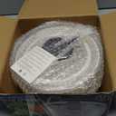 Smile mom Salad Spinner Small Lettuce Spinner Kitchen Gadgets Vegetable Washer, High Efficiency for Home Kitchen Washing & Drying Leafy Vegetables, One-Handed Handle Easy Press 3.8 Qt White