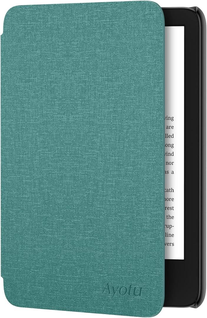 Ayotu Case for 6" All-New Kindle 11th Generation 2024/2022 Release (Model No. RS23CV/C2V2L3), Slim Cover with Auto Sleep/Wake, Only for 6 inch Basic Kindle 2024/2022, Mint Green