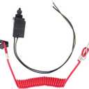 ApplianPar Engine Kill Switch and Safety Lanyard Kit for Johnson Evinrude & OMC Sierra Replaces MP28870 585134 432230
