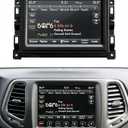 New Replacement 7" Uconnect LCD Display with Bracke LCD Monitor Digitizer Radio Navigation Fit for Jeep Compass 2017-2020 TDO-WXGA0700K00033-V2 TDO-WXGA0700K00057-V1 LMB-K00057BL