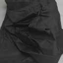 Porch Shield Fire Pit Cover - Waterproof 600D Heavy Duty Fade Resistant Round Patio Fire Bowl Cover Black - 44 inch