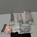 Ufree 5 in 1 Curling Iron with Interchangeable Ceramic Barrels (0.35"-1.25"), Curling Wand Set with Flat Iron Hair Straightener, Instant Heat Up, Dual Voltage Hair Curler, Gifts for Women (Rose Gold)