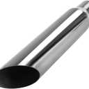 Upower Exhaust Tip 2.25" Inlet 3" Outlet 16" Long Weld On Tailpipe 2 1/4" to 3" for Car Trucks Universal 304 Polished Stainless Steel Angle Cut