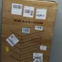 Wire Shelf Covers, 30"W x 16"D PVC Wire Rack Cover for Wire Shelving (5Pcs)