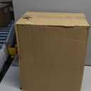 4 Packs Storage Bins with Bamboo Lids - Plastic Storage Containers with Lids Stackable Storage BoxStorages Baskets for Organizing Desktop Closet Playroom Classroom Office,White