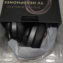 ROSIDA Wireless Headphones for TV Watching with Transmitter, TV Headphones Wireless for Seniors 295FT Range with Optical, AUX, RCA and USB Way, High Volume Control, Long Playtime, No Delay, Black