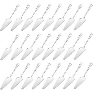 Tosnail 24-Packs Pie Server, 9 Inch Stainless Steel Cake Server, Pizza Spatula, Cake Cutter Slicer, Cake Scraper