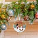 3 x Smores Ornaments, Snowman Ornaments - Cute Smores Ornament for Christmas Tree - Marshmallow Gifts for Snowmen Lovers, S'Mores Themed Gifts - Acrylic Snowman Ornament 2025