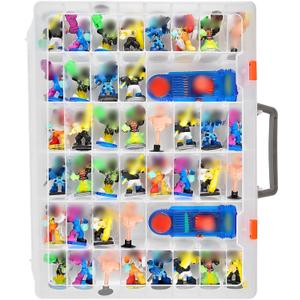 Case Compatible with Akedo Ultimate Arcade Warriors Starter Pack, Toy Storage for Battle Arena Controller & Warrior Collector Mini Battling Action Figures, Holder for Akedo Game Playset (Box Only) (White)