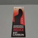 Carbon Fiber Insole - 1 pc, Men 9, Women 9.5 - Mortons Extension - Orthotic Insole - Rigid Shoe Insert - Foot Arch Support - Turf Toe Stiff Plate - FSA Eligible - Thin Sport Sole