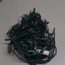  HISHINY LED Christmas Net Lights Outdoor, 5ftx5ft 100LED Green Wire, Connectable Bush Mesh Net Lights String for Halloween Christmas Party, Shrub, Yard, Tree Red & Green