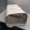 Mind Reader Slim Laundry Hamper, 60L Clothes Basket, Ventilated Plastic, Ivory