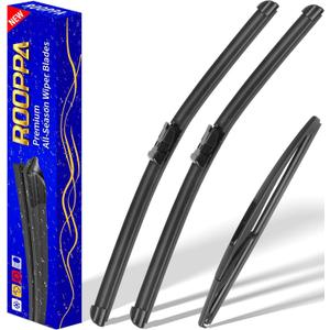 3 wipers Replacement for 2007-2011 GMC Acadia/2007-2010 Saturn Outlook, Windshield Wiper Blades Original Equipment Replacement - 24"/21"/11" (Set of 3) Top Lock