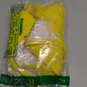 Limeeke Women One Shoulder Bikini Set Ribbed Textured Two Piece Swimsuit High Cut Cheeky Bathing Suit (Large, Yellow)