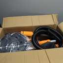 Drywall Sander, 1000W Popcorn Ceiling Removal Tool, Automatic Drywall Sander with Vacuum Dust Collection, LED Light, 6 Variable Speed 800-2200RPM,15Pcs Sanding Discs, Foldable & Extendable Handle (Orange Red)