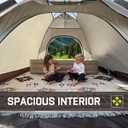Happy Travel 1-2 Person Camping Tent, Instant Easy Pop Up Tents for Camping,Automatic Waterproof Family Camping Tent, Easy Set Up Tent,Portable Windproof Dome Tent for Camping Hiking & Traveling, 90.5"L x 67"W x 53"H
