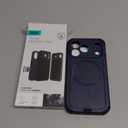 ESR for iPhone 17 Pro Case, 7X Military-Grade Drop Protection, Shock-Absorbing Rugged Cover with Camera Control Button, MagSafe Accessories Compatible, Cyber Series, Navy Blue