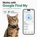 GPS Collar for Cats (Android Only) Smart tag,Pet Tracker,Waterproof Compatible with Google Find My,No Monthly Fee,Advanced Tracking Solution Smart Collar for Pet Safety Ideal Small Large Cats