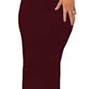 WFHFNJW Women Sexy Twist Knot Front Ribbed Knit Bodycon Bandeau Tube Dress Casual Solid Strapless Maxi Long Dress size M