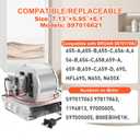 Upgrade Model 655 A/B/C Low Noise Fan Heater, Compatible with Broan 655-A,655-B,655-C,656-A,656-B,656-C,658,659-A,659-B,659-C,659-D,695,HFL695, S97017063 Bathroom Fan Heater Assembly