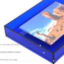 11x14 Acrylic Picture Frame for Wall and Tabletop Neon Floating Photo Frame with Decorative Bright Color, Klein Blue
