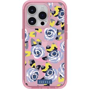OtterBox iPhone 14 Pro Symmetry Series+ Case - Cruller Print (Pink), Ultra-Sleek, Snaps to MagSafe, Raised Edges Protect Camera & Screen