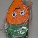 Forenee Carrot Piata - Pinata Set with Blindfold and Stick | Cute Orange Vegetable Pinata for Easter Theme Party | Garden Birthday Decorations | Kids Party Supplies