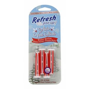 Refresh Your Car! Winter Berries Vent Sticks Car Air Freshener (5 pack)